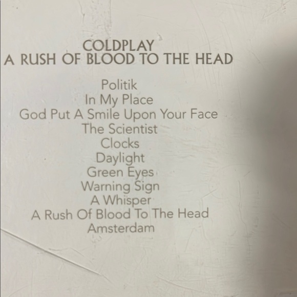 Coldplay 'A Rush of Blood to the Head' CD - Picture 4 of 4